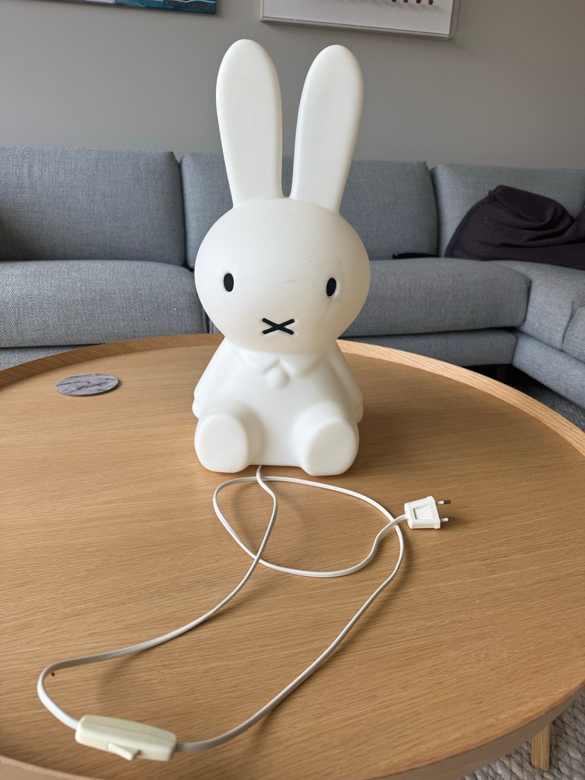 Nijntje lamp - Originele Mr Maria Miffy lamp, Met schakelaar, Wit, Overige merken, Kunststof