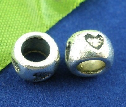 SALE: Voordeelpakket 50 stuks groot gat bedels Hartjes, Overige merken, Overige materialen, SINO-SEAR GmbH, Feuerbachstrasse11, Potsdam, Germany