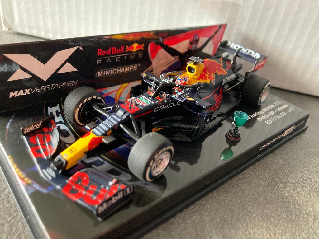 ✅ Max Verstappen 1:43 editie 69 Winner Dutch GP 2021 RB16B, Ophalen of Verzenden, Nieuw, Formule 1