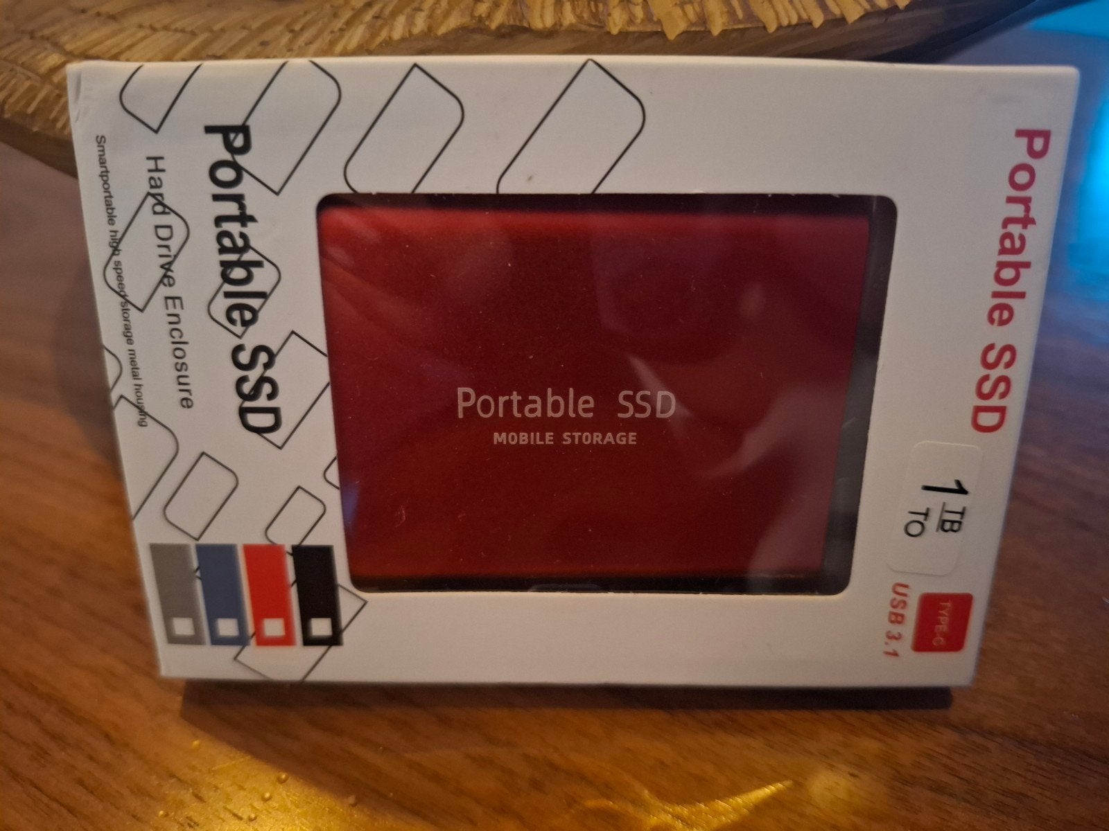 Draagbare SSD 1TB USB 3.1 Type-C Externe Opslag, Computers en Software, Harde schijven, Server, SSD, Nieuw, Ophalen of Verzenden