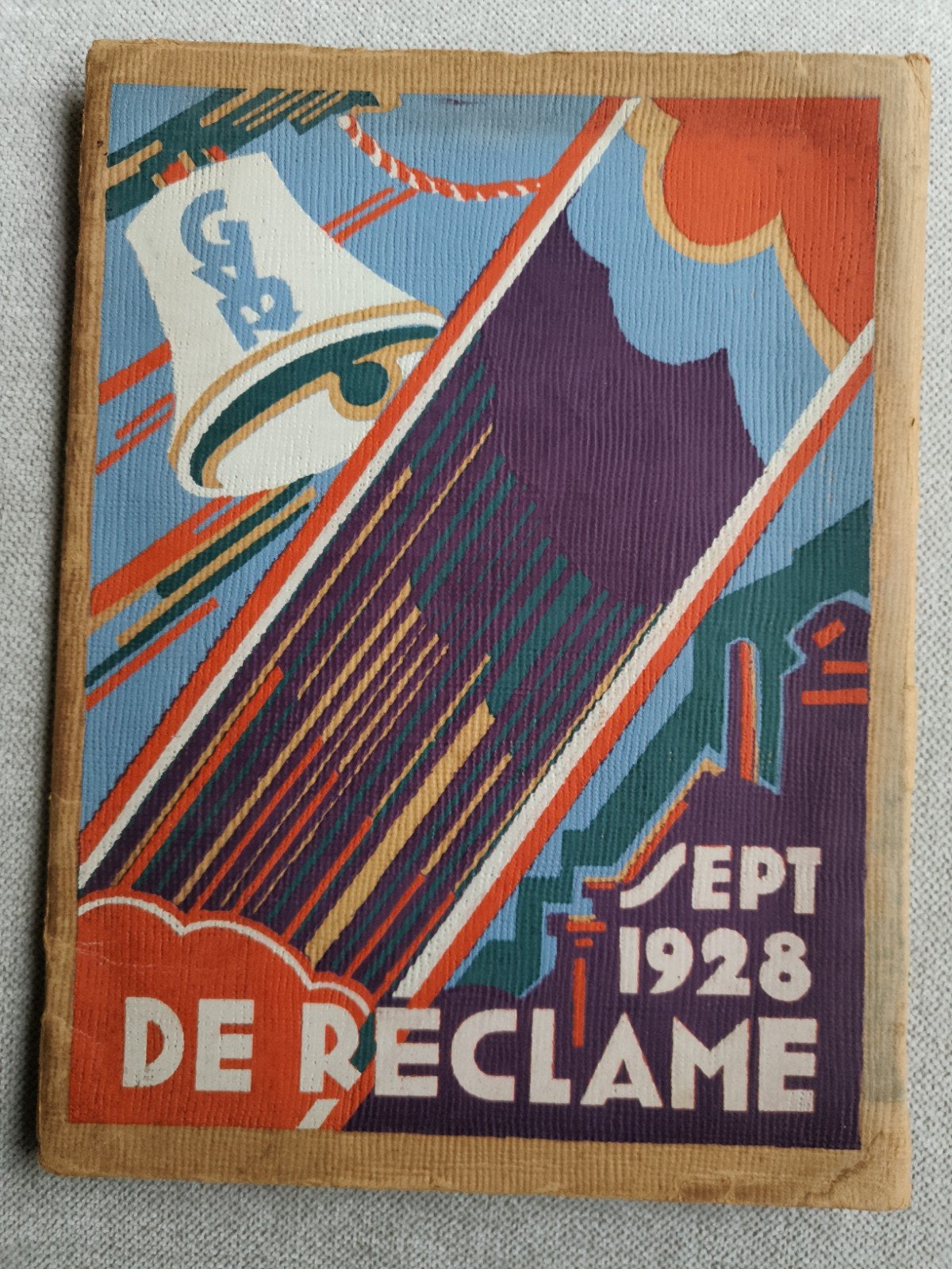 1928, PHILIPS IN " DE RECLAME", Ophalen of Verzenden, Gebruikt, Overige typen