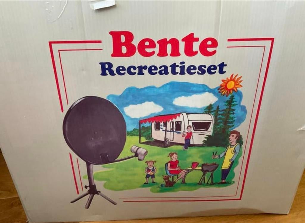 Bente Recreatieset - Satelliet Schotel Antenne Set, Ophalen, Nieuw, (Schotel)antenne, Overige merken