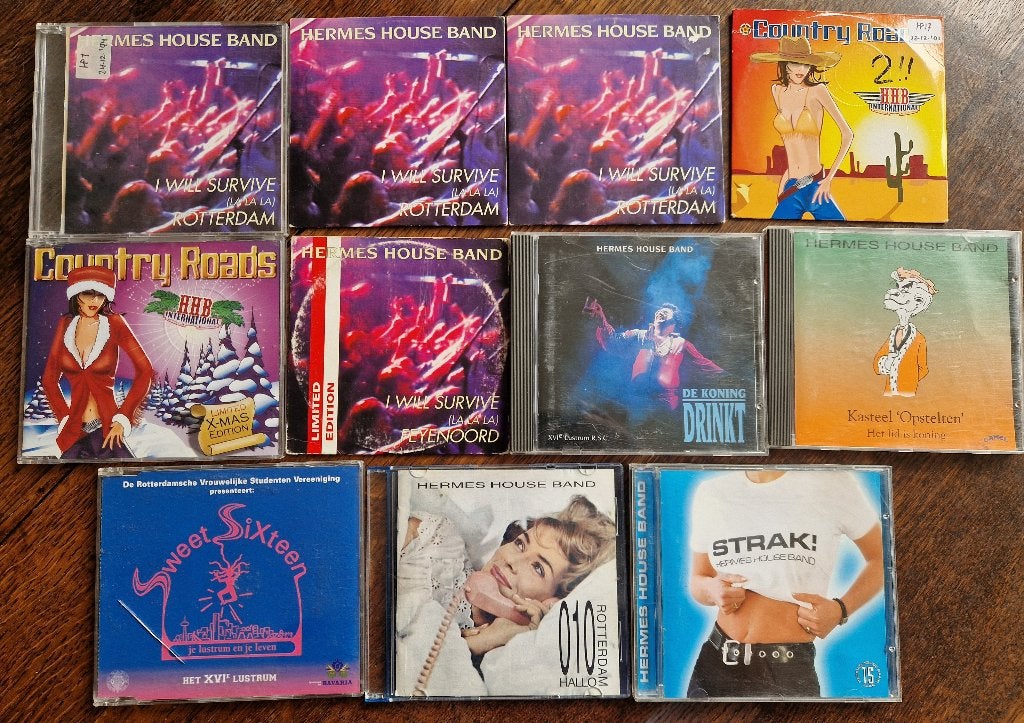 11 CD’s van de Hermes House Band RSC en RVSV, Ophalen of Verzenden, Gebruikt, Single