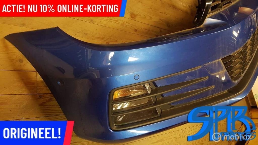 SCIROCCO FACELIFT VOORBUMPER COMPLEET GRILLE LR5Z 6x PDC SRA, Gebruikt, Ophalen of Verzenden, Bumper, Volkswagen