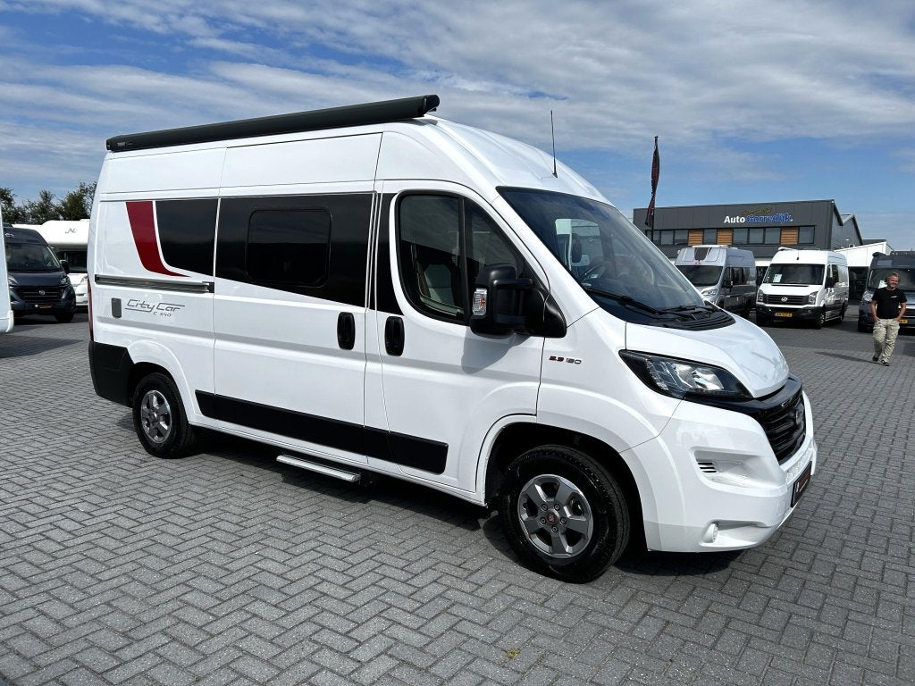 Bürstner City Car 540 Dwarsbed/5.40m/2020/euro-6/bu, Caravans en Kamperen, Fiat, Bedrijf, Tot en met 3, Bürstner