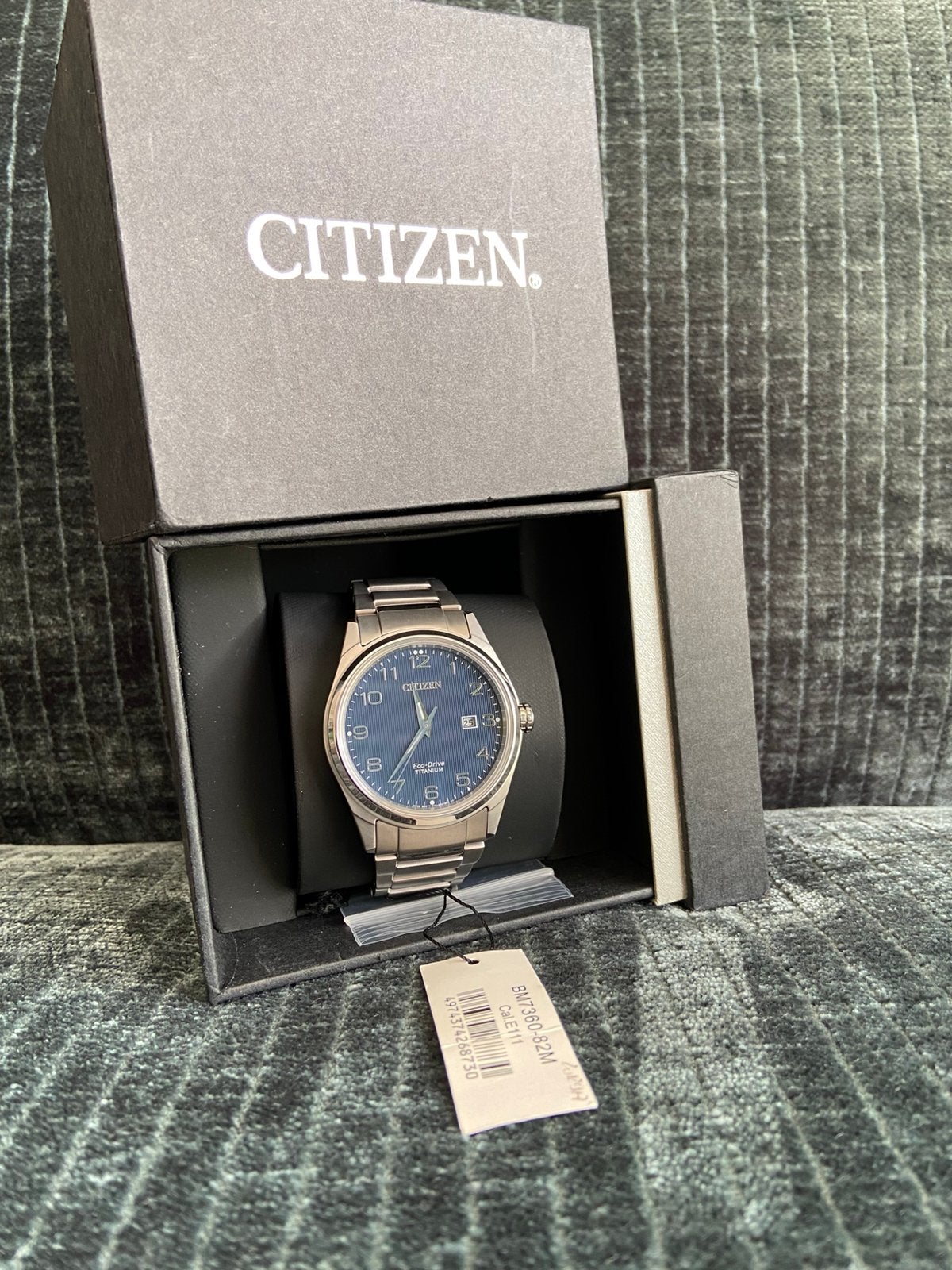 Citizen Super Titanium Eco-Drive BM7360-82M, Overige materialen, Overige materialen, Ophalen of Verzenden, Zo goed als nieuw
