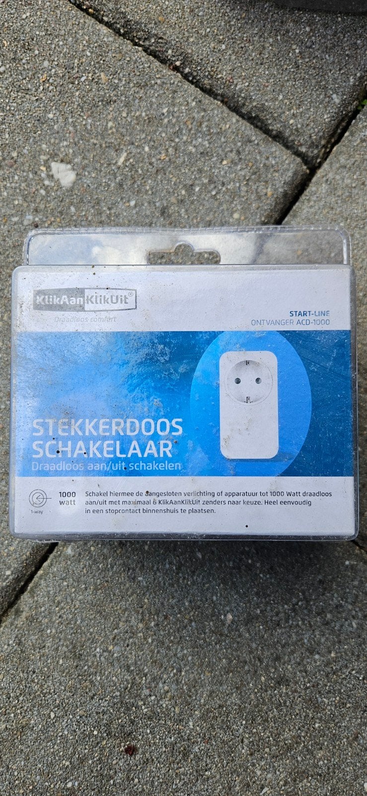 KlikAanKlikUit ACD-1000 Stekkerdoos Schakelaar, Ophalen, Nieuw, Schakelaar