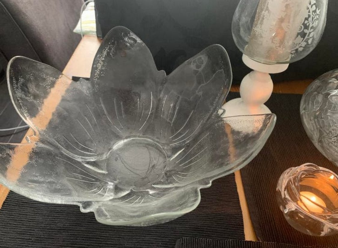 Allerlei lux glaswerk- mooie schaal enz, Ophalen, Zo goed als nieuw, Rond, Glas