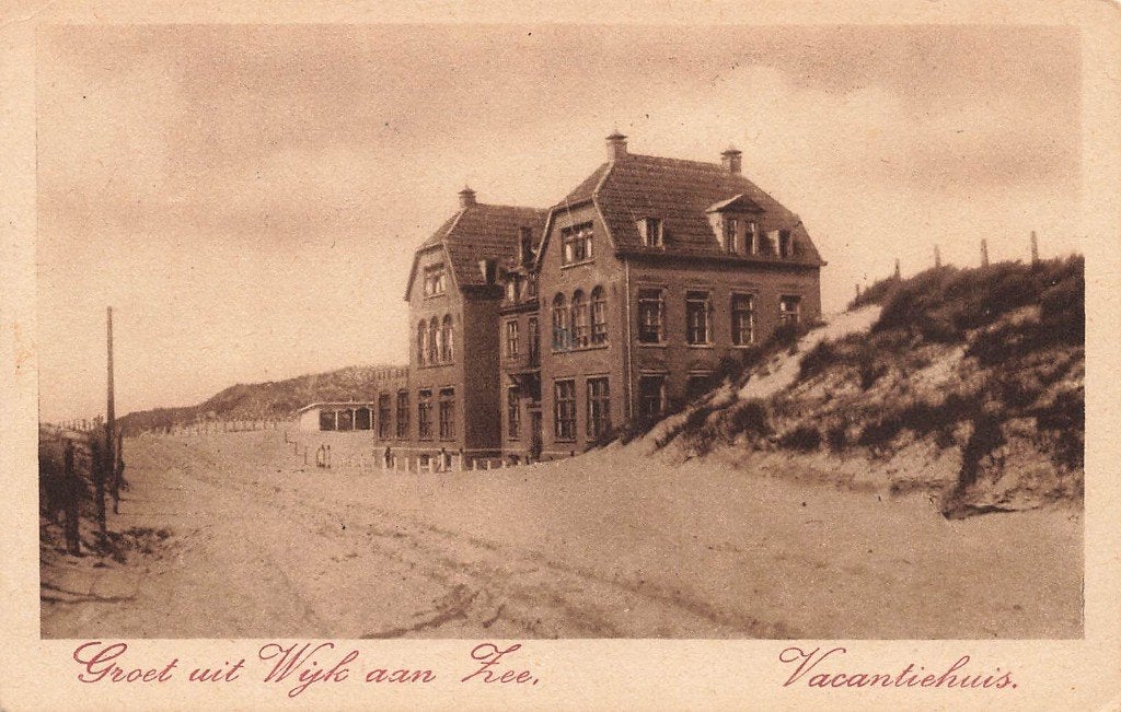 Wijk aan Zee, Vacantiehuis  1928, Ophalen of Verzenden, 1920 tot 1940, Gelopen, Noord-Holland
