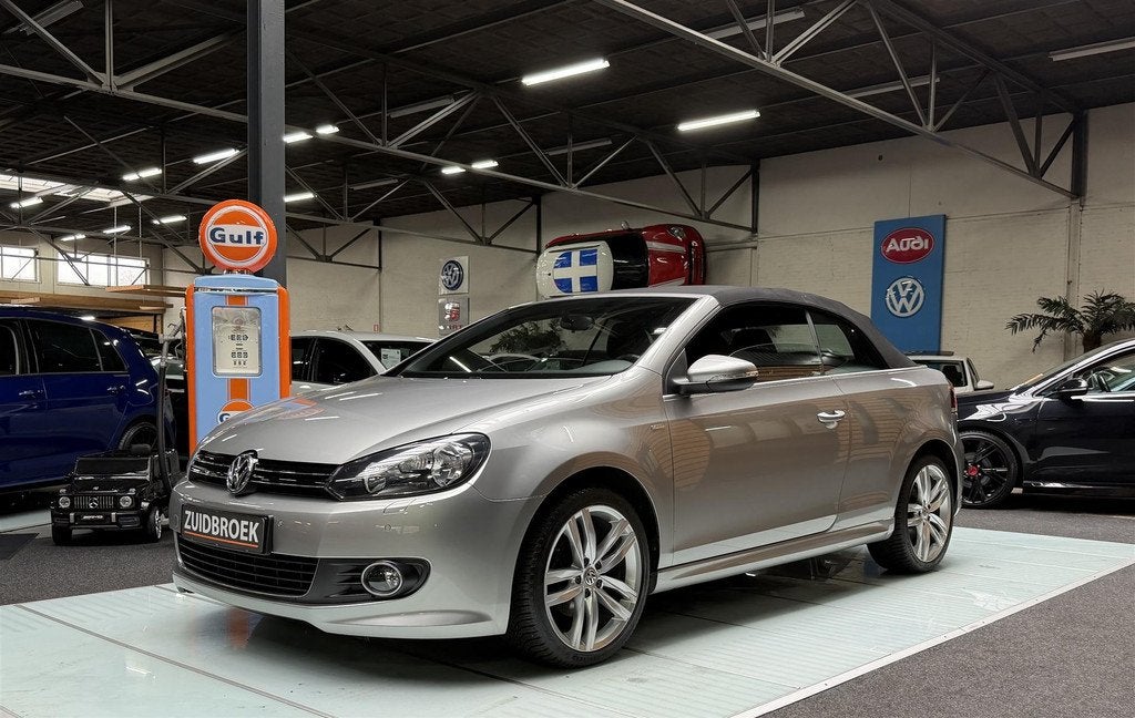Volkswagen Golf 1.2 TSI Cabrio! R-Line! Vol optie's! Cruise!, Gebruikt, 4 cilinders, Origineel Nederlands, Bedrijf