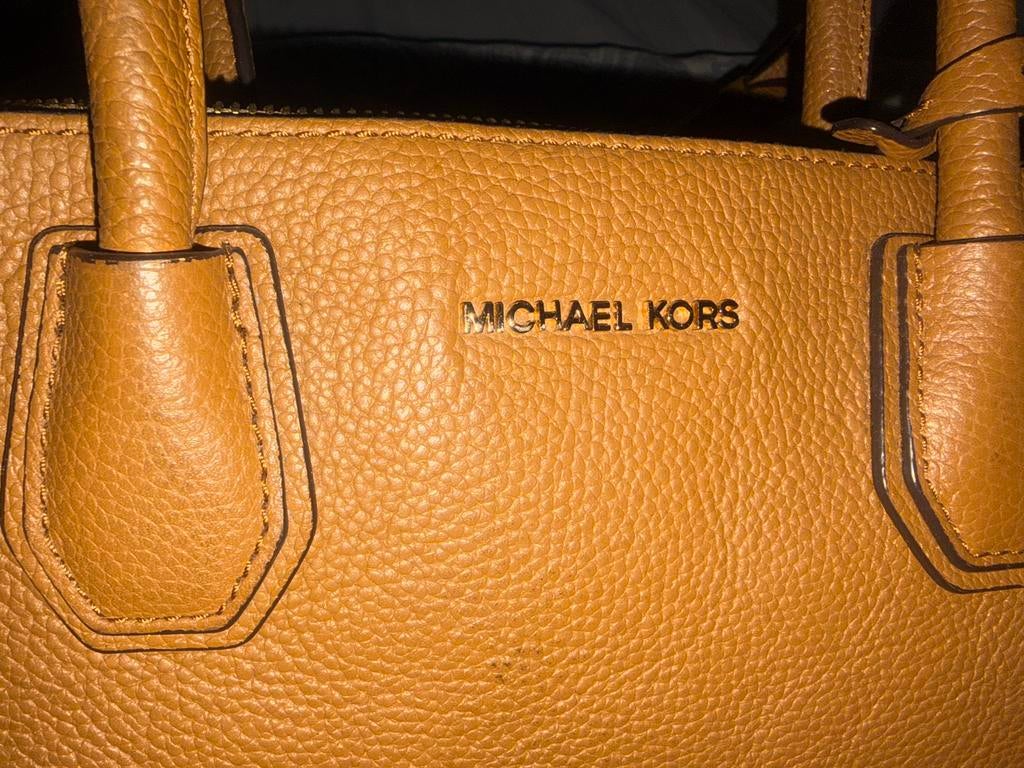 Michael kors tas, Ophalen of Verzenden, Gebruikt, Bruin, Handtas