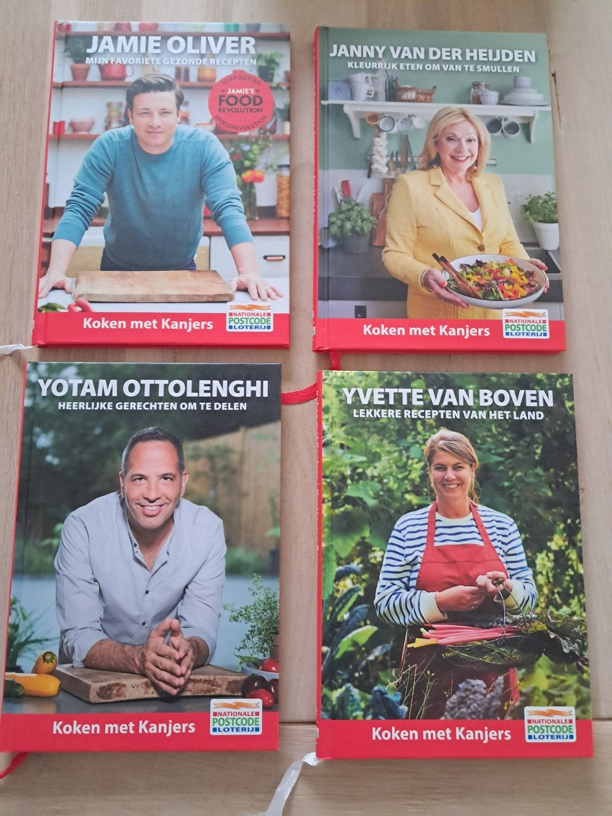 4 koken met kanjers kookboeken. Ophalen., Ophalen, Zo goed als nieuw