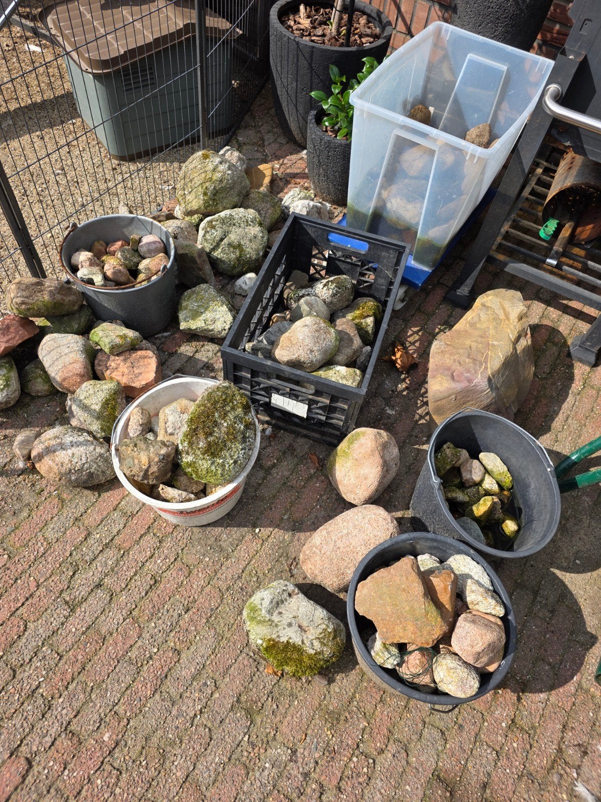 Mooie keien en rivierstenen in diverse maten, Ophalen
