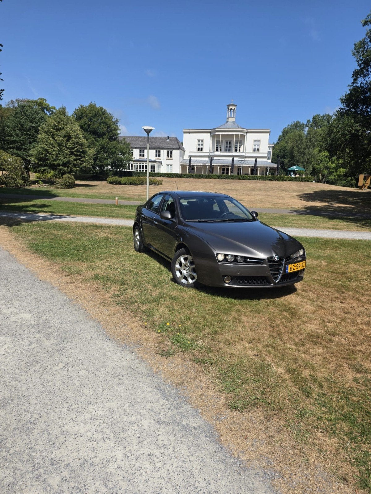 Alfa Romeo 159 2.2 JTS 2006 Grijs, Auto's, Voorwielaandrijving, Zwart, 4 cilinders, 1465 kg
