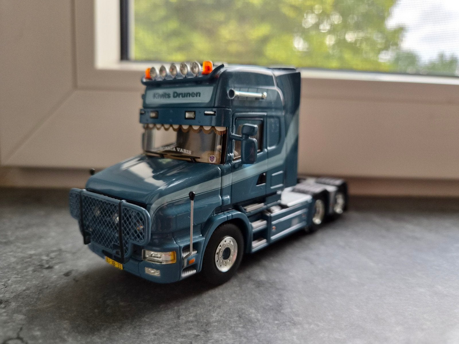 1/15 Scania Torpedo T144 Kivits Drunen, Ophalen of Verzenden, Zo goed als nieuw, Bus of Vrachtwagen, Wsi