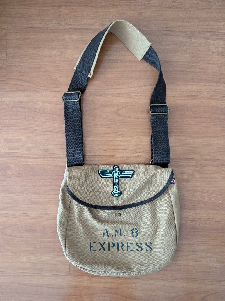 Boeing Heritage Messenger tas, Ophalen of Verzenden, Nieuw, Beige, Overige merken