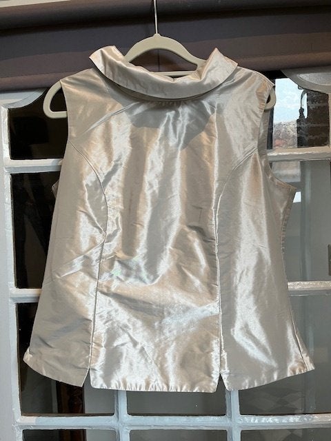 Purdey/Sey hele mooie top met zilverglans 40, Maat 38/40 (M), Blauw, Ophalen of Verzenden, Zo goed als nieuw