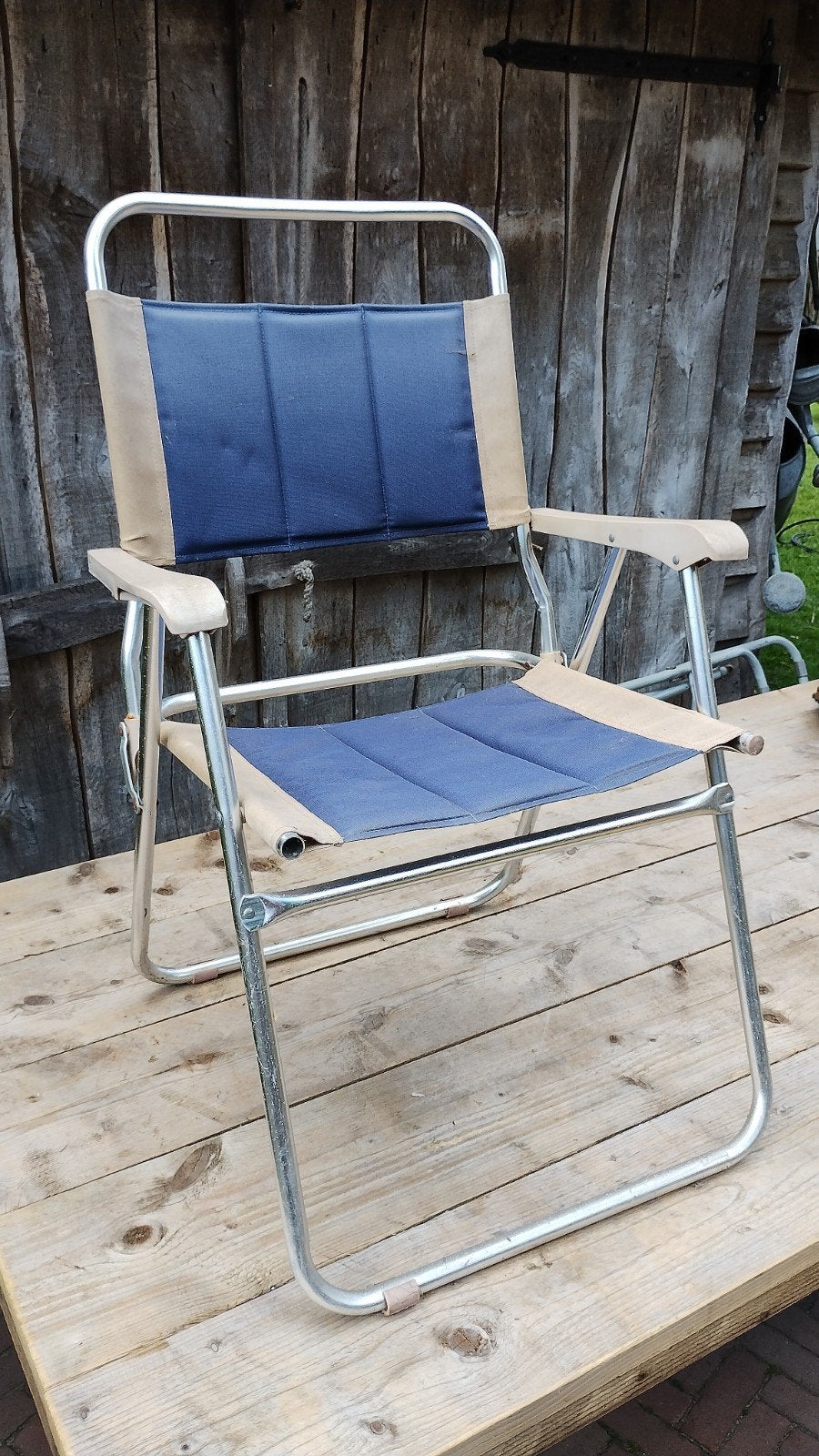 Retro Campingstoel - Perfect voor de verzamelaar, Ophalen, Gebruikt, Campingstoel