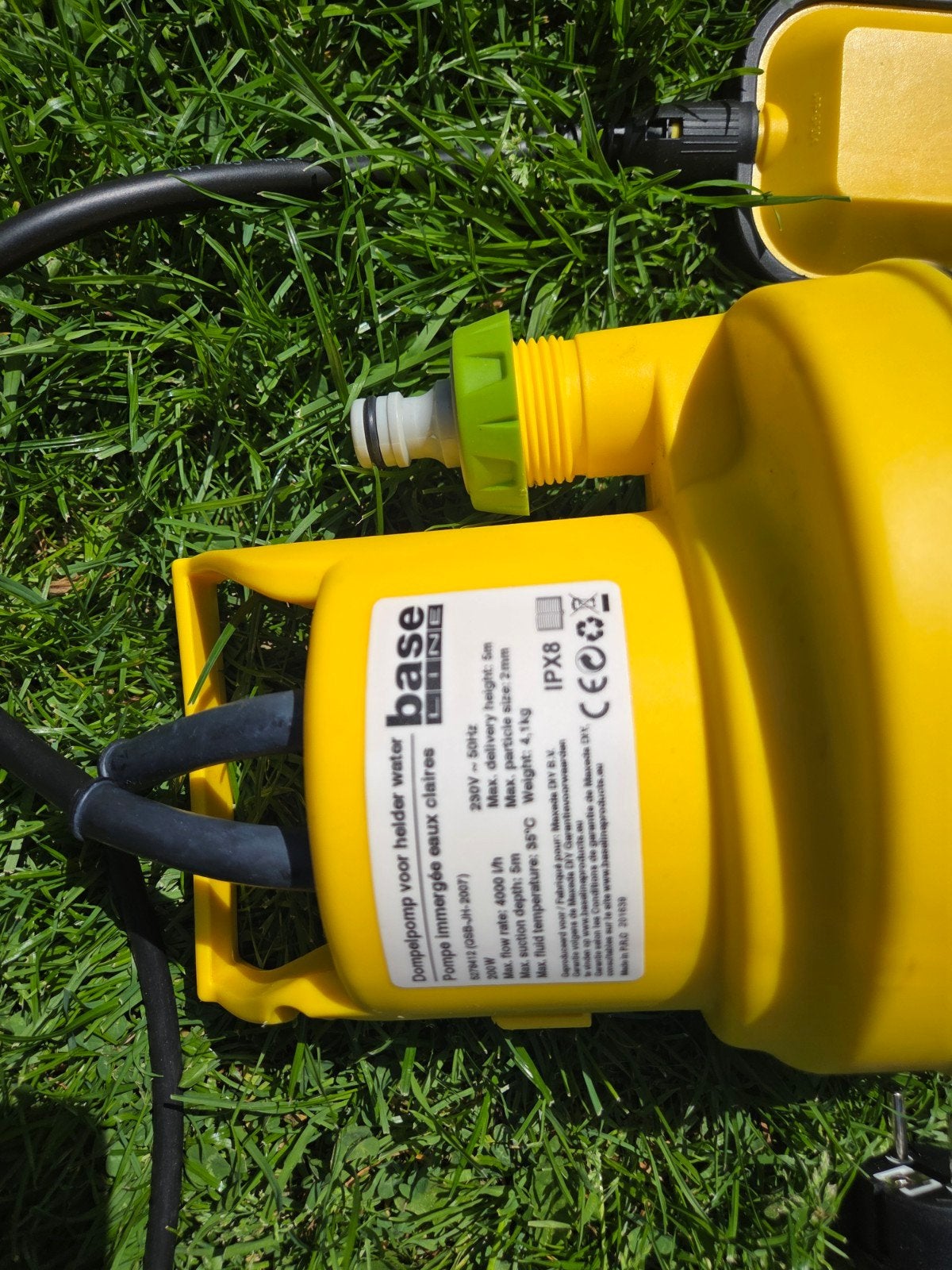 Dompelpomp voor helder water - Baseline, Tuin en Terras, Waterpompen, Ophalen of Verzenden, Gebruikt, Elektrisch, Dompelpomp
