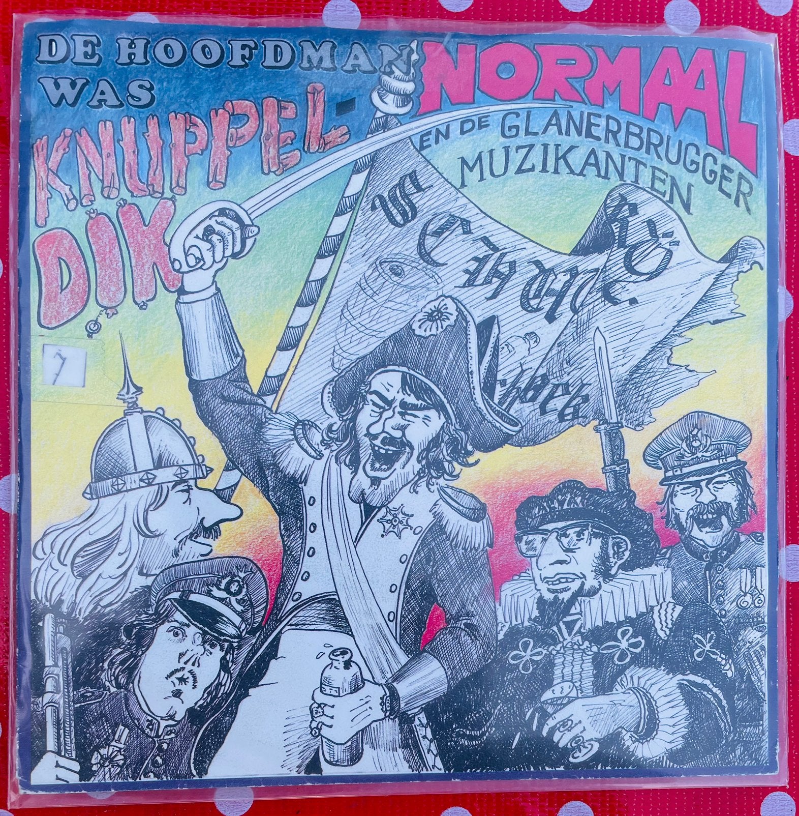 Rockband Normaal De Hoofdman Was Knuppeldik, Originele persing, 7 inch, Ophalen of Verzenden, Zo goed als nieuw