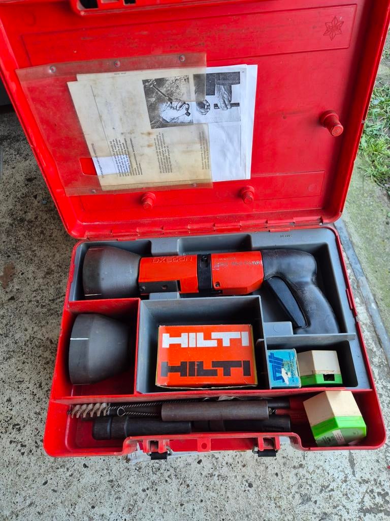 Hilti DX 500N Schiethamer in Koffer, Ophalen of Verzenden, Gebruikt