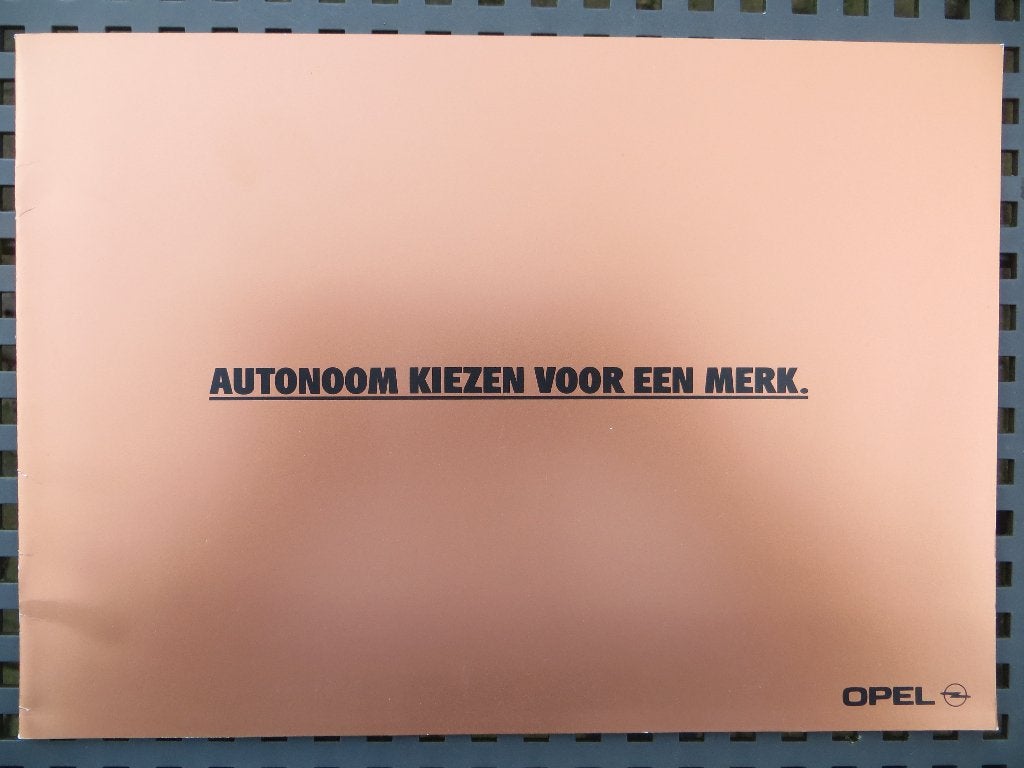 Opel Isuzu Autonoom kiezen voor een merk (2001), Ophalen of Verzenden, Nieuw, Opel