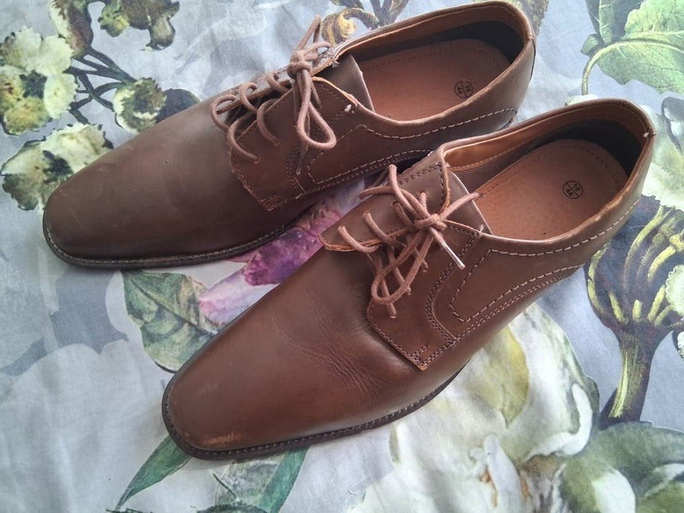 Nette bruine veterschoenen - Maat 44, Ophalen of Verzenden, Gedragen, Bruin, Veterschoenen