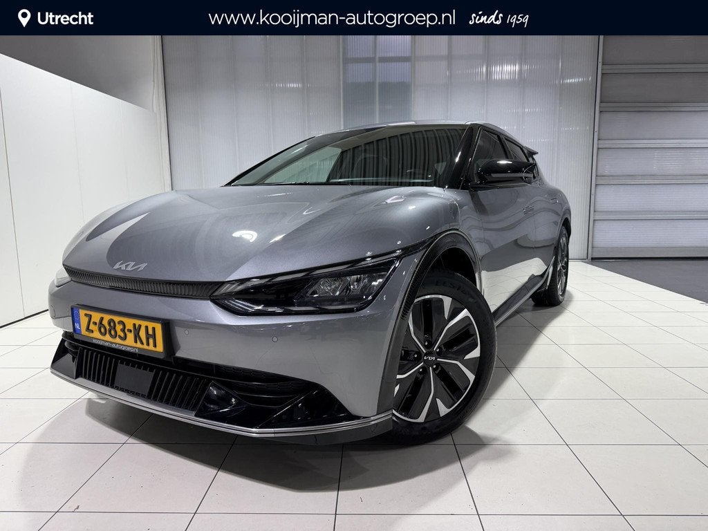 Kia EV6 Plus 77.4 kWh Trekhaak, Btw auto NL auto, Apple Carp, Auto's, Kia, Automaat, 228 pk, Achterwielaandrijving, Gebruikt
