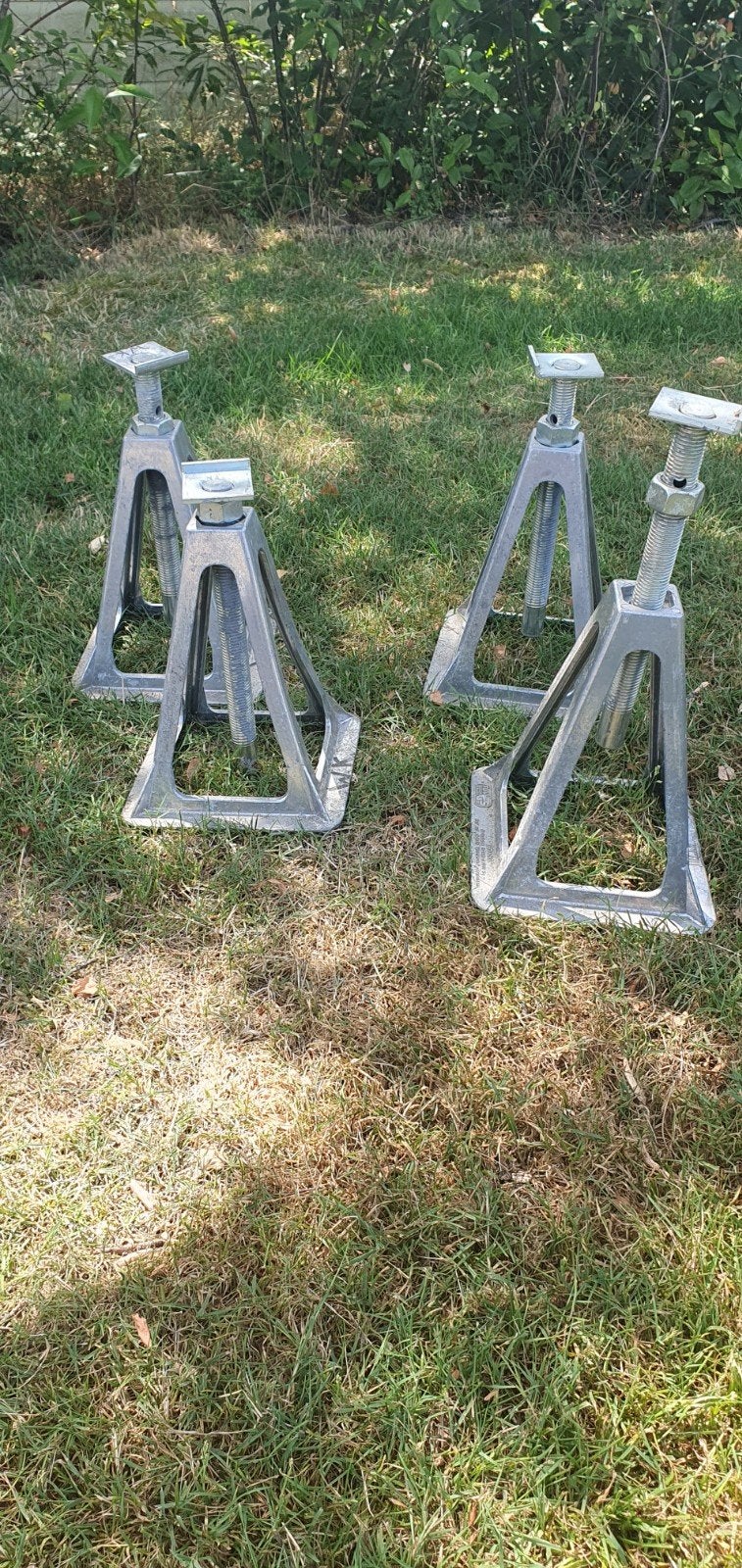Aluminium assteun /steunbok, Ophalen, Gebruikt
