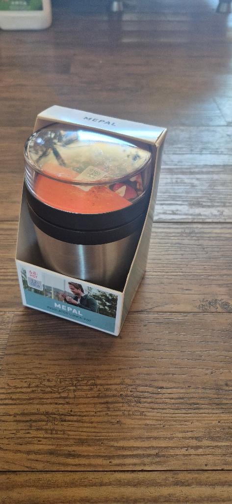 Mepal Ellipse 500 ml Isoleer lunchpot RVS, Huis en Inrichting, Keuken | Keukenbenodigdheden, Nieuw, Ophalen of Verzenden, Zwart