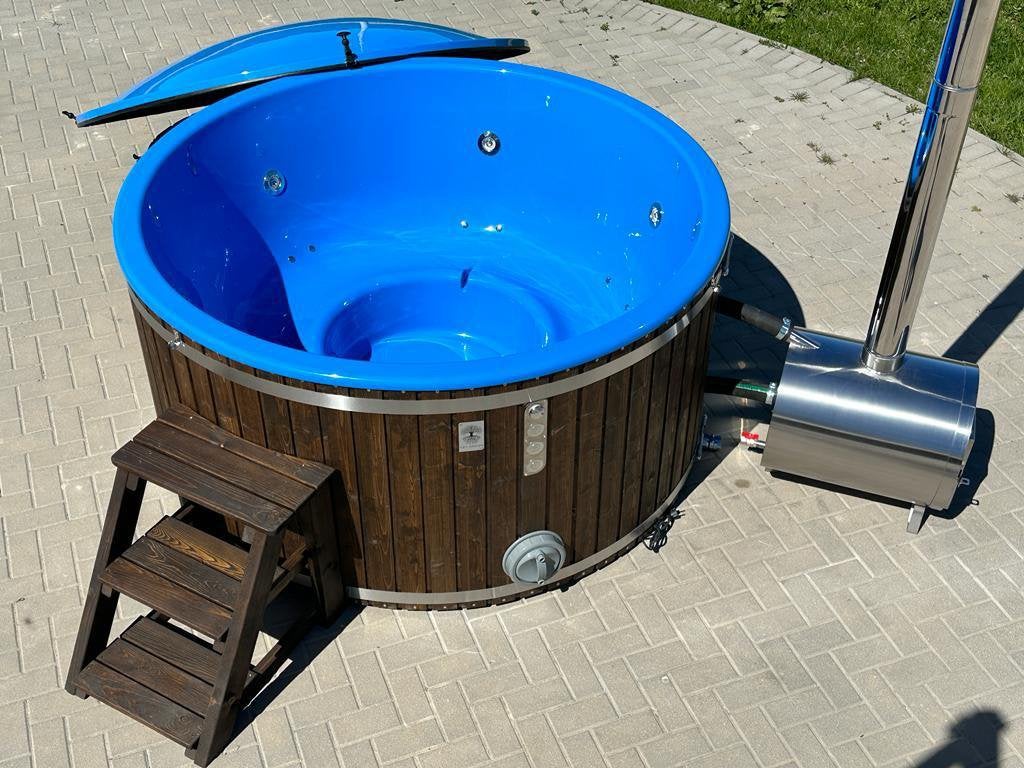 Luxe hottub, ZELF SAMEN STELLEN!  ( nieuw), Tuin en Terras, Ophalen of Verzenden, Nieuw, Trap