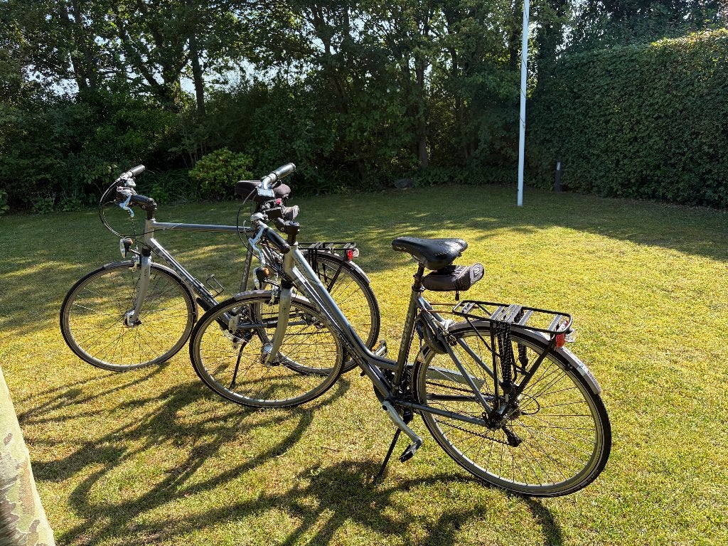 Koga Miyata heren en dames fiets tesamen, Ophalen, Gebruikt, Vering, 10 tot 15 versnellingen