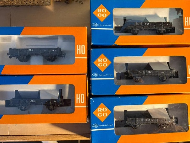 Roco 5x NS zandwagens 4303B, Gelijkstroom, Verzenden, Wagon, Roco