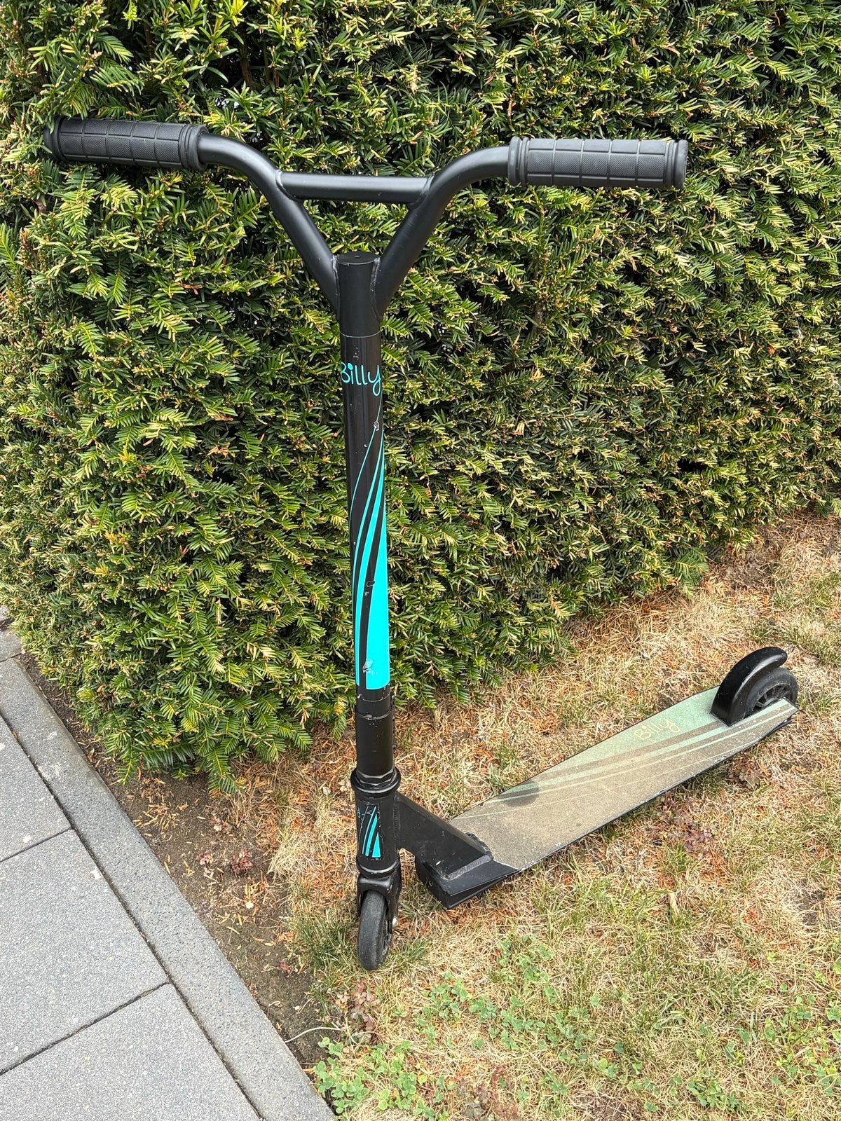 Stuntstep Billy Zwart Luxe, Fietsen en Brommers, Steps, Ophalen, Gebruikt, Overige typen