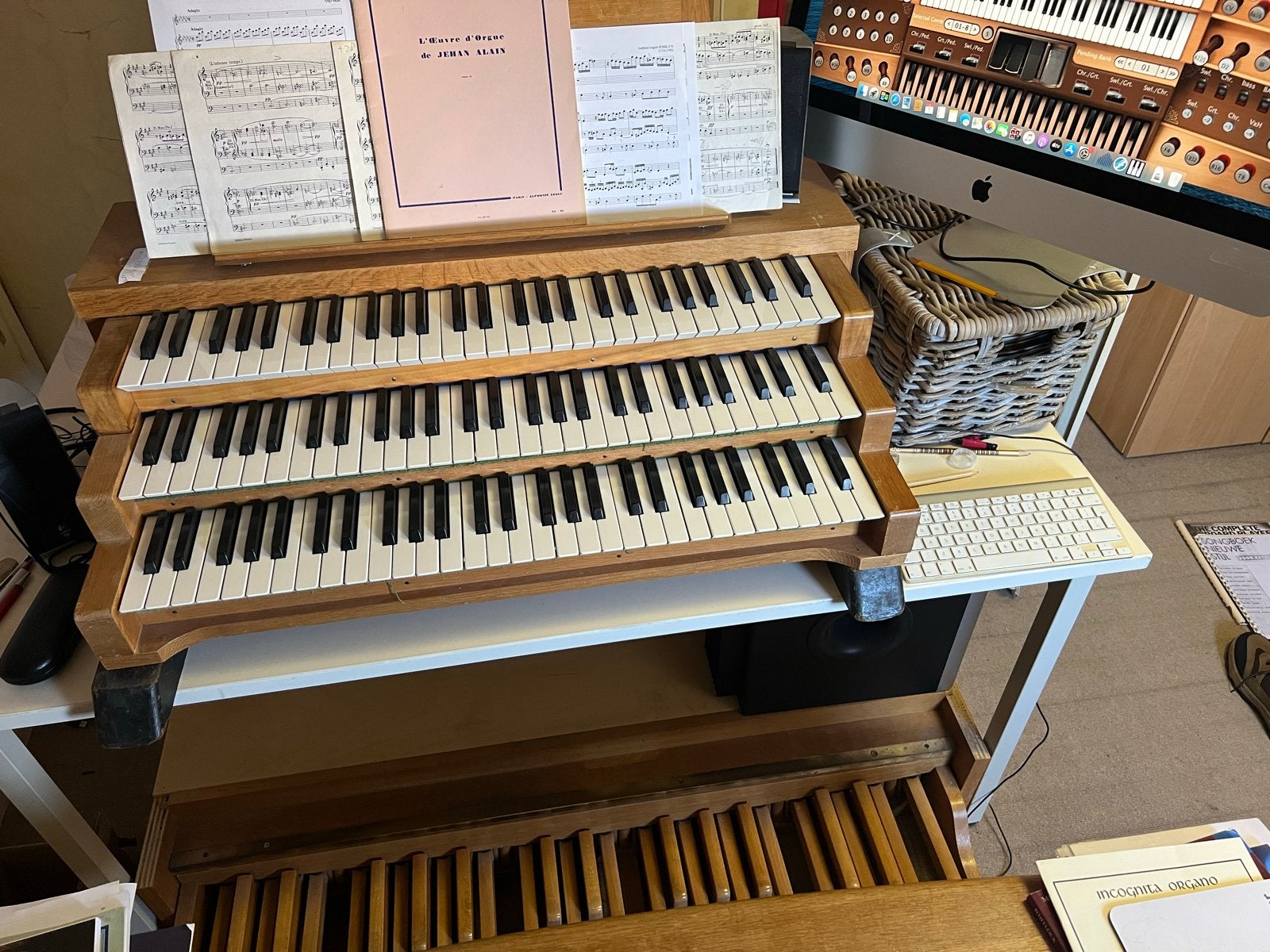 Hauptwerk-orgel met 3 klavieren en 30-tonig pedaal, Ophalen, Gebruikt, 3 klavieren, Orgel