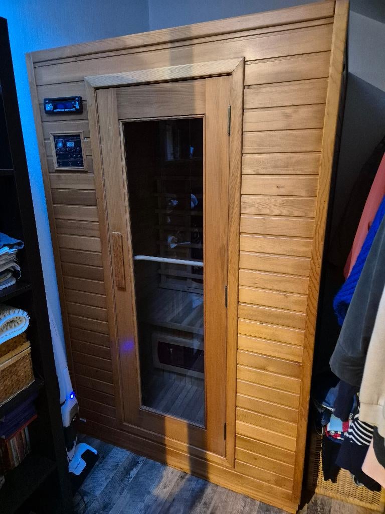 Sauna knfrarood, Ophalen, Zo goed als nieuw, Infrarood, Complete sauna