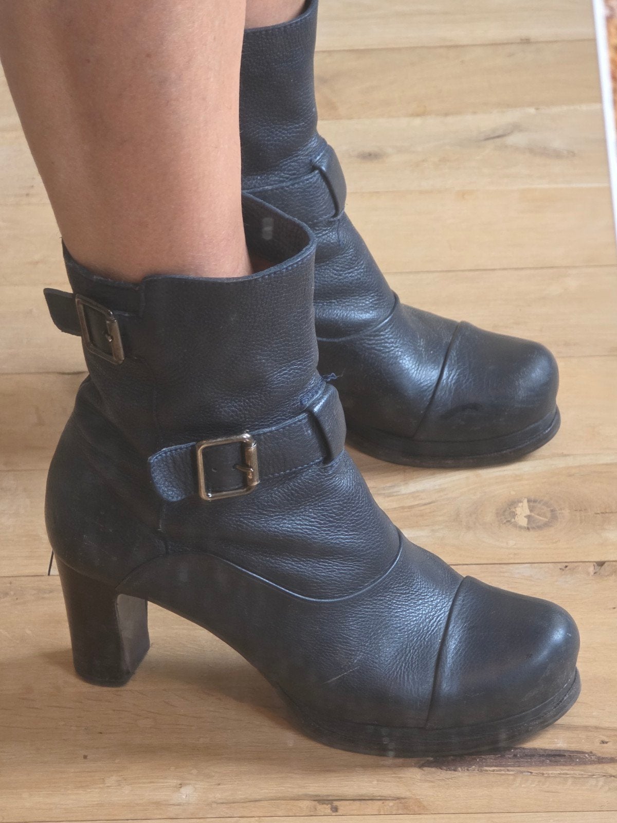 Chie Mahara vintage hakken 39, Ophalen, Blauw, Zo goed als nieuw, Schoenen met hoge hakken