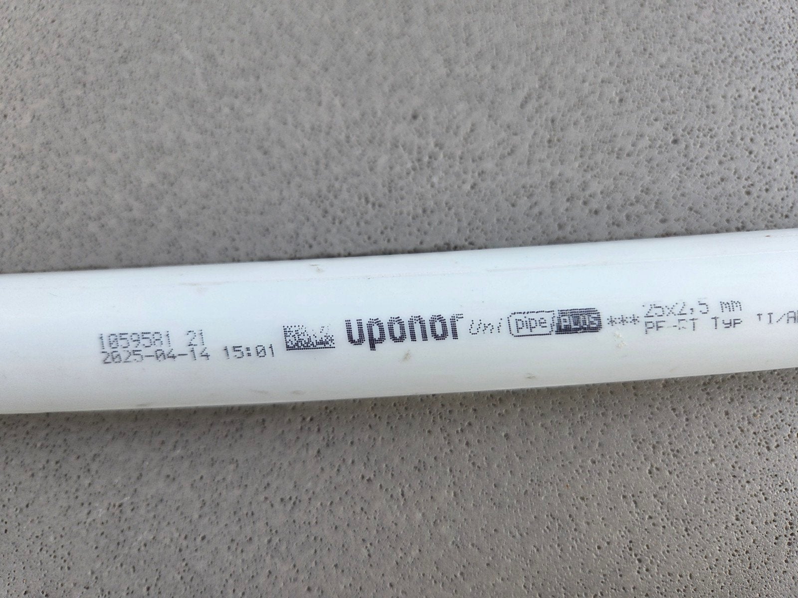 Uponor Uni Pipe PLUS 25mm buis 2x190cm, Ophalen, Overige materialen, Nieuw, 20 tot 40 mm