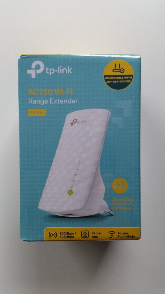WiFi - versterker  TP-LINK RE200 AC750, Ophalen, Nieuw, TP-Link