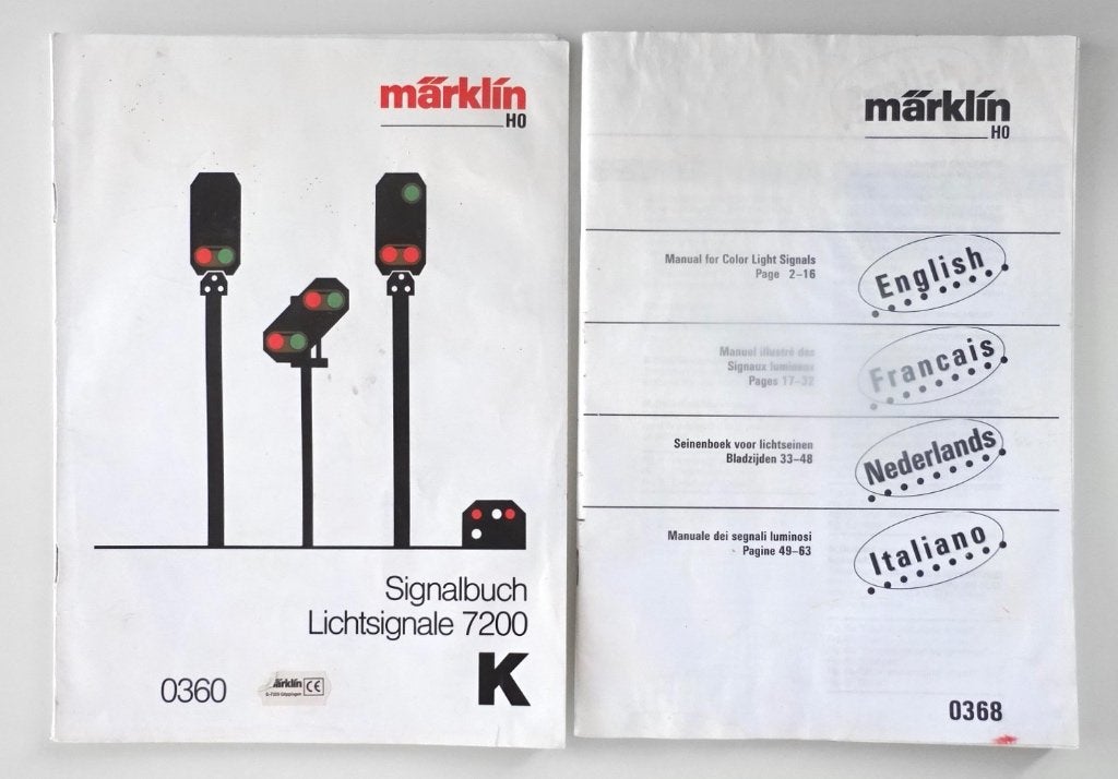 Märklin Seinboek 0360 - voor K-rails, Wisselstroom, Gebruikt, Märklin, Boek, Tijdschrift of Catalogus