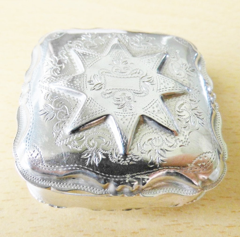 Zilveren pepermuntdoosje, Ophalen of Verzenden, Zilver