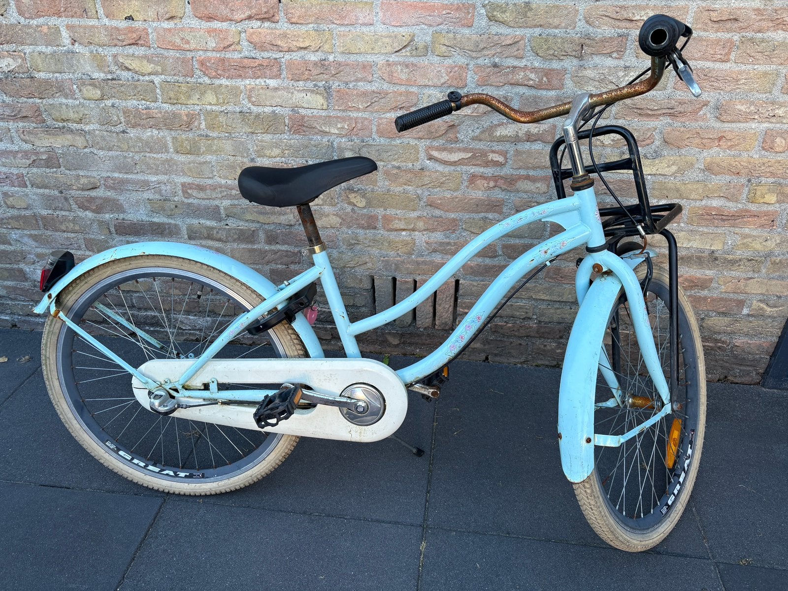 Meidenfiets, Fietsen en Brommers, Fietsen | Meisjes, Ophalen, Gebruikt, 20 inch