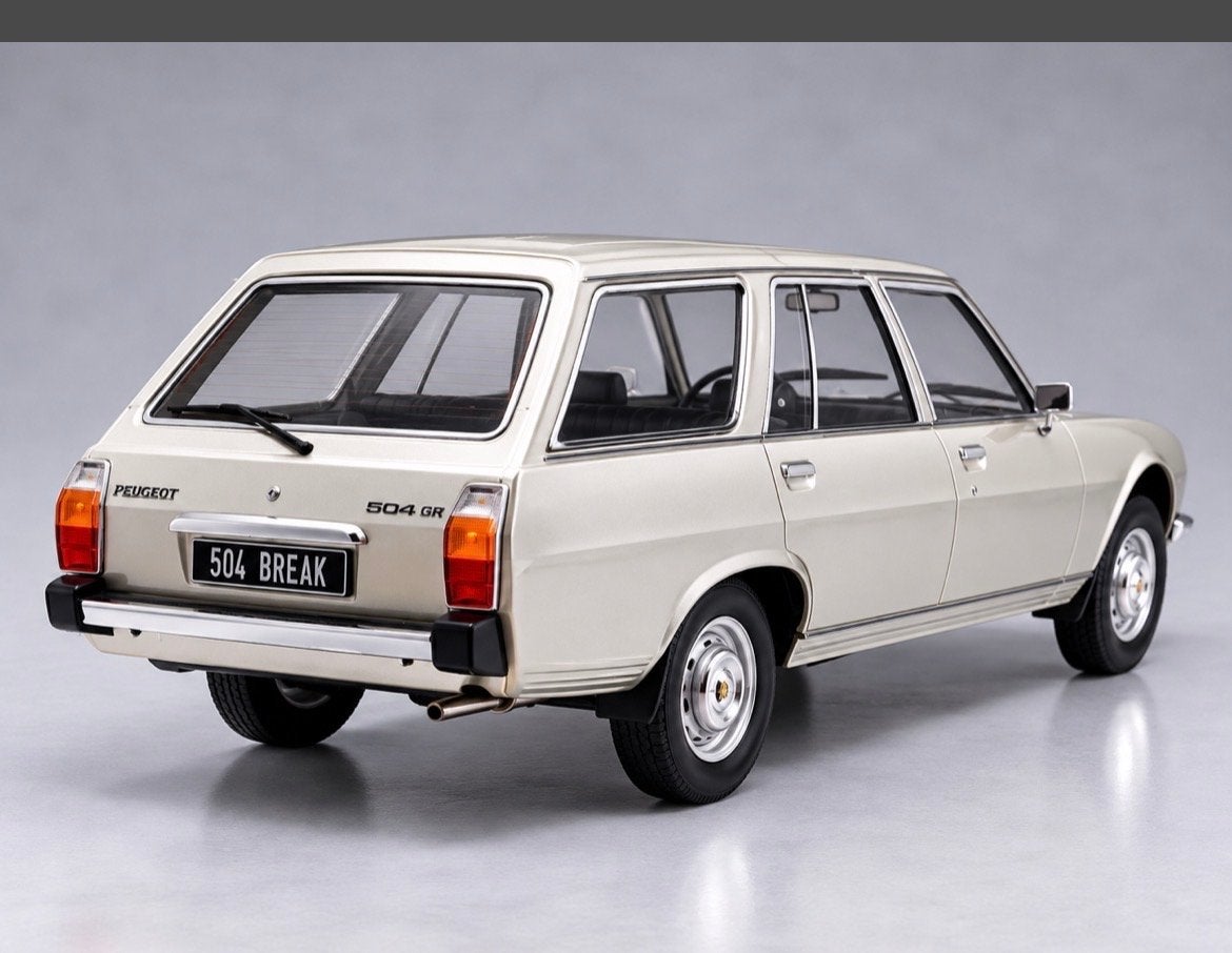 Peugeot 504 GR Break - MCG 1:18 Modelauto, Ophalen of Verzenden, Nieuw, Auto