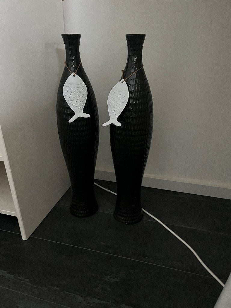 vaas, Ophalen, Zo goed als nieuw, Steen/keramiek, 45 cm