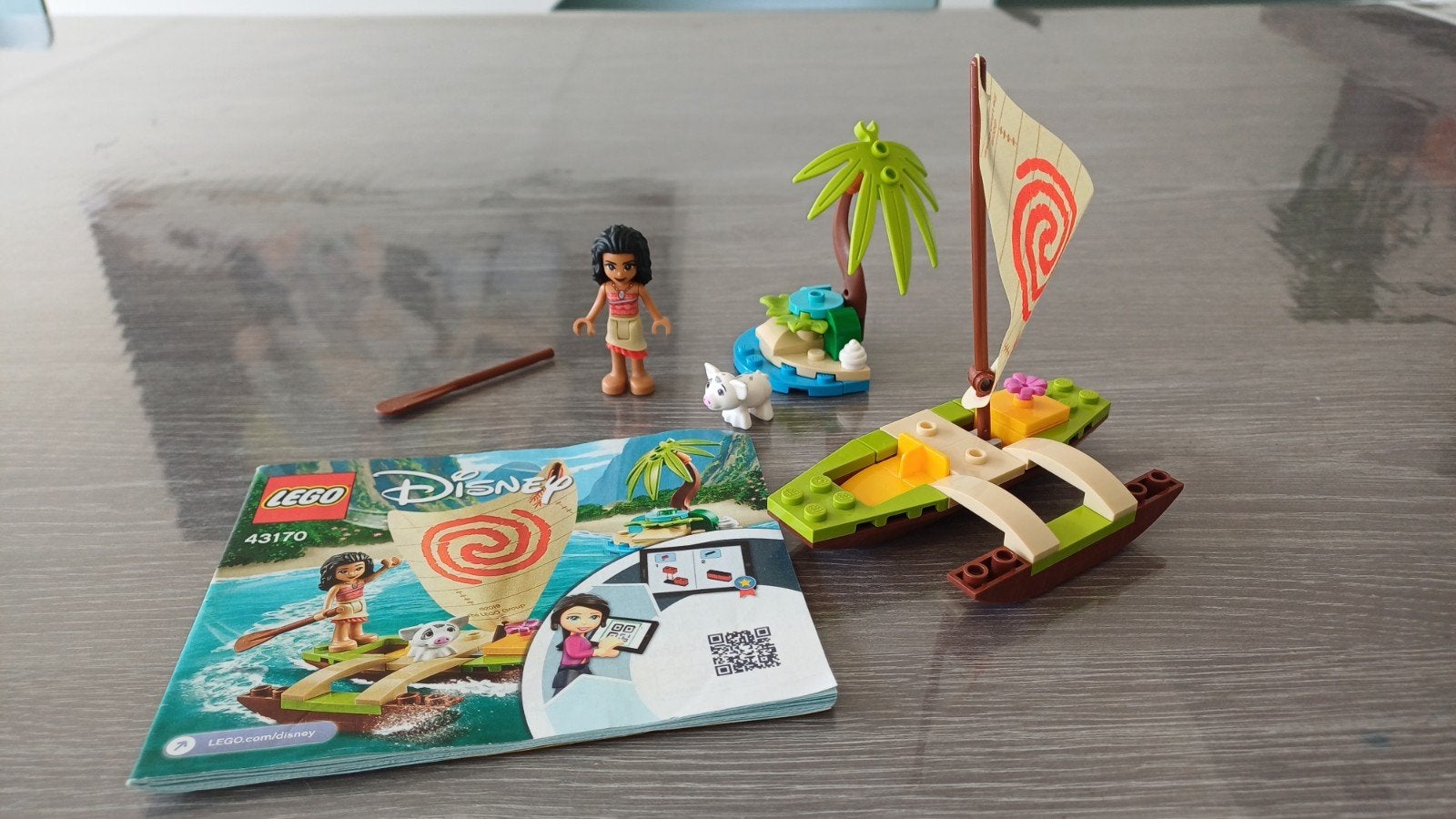 LEGO Disney Princess Vaiana's Eilandavontuur (43170), Ophalen of Verzenden, Zo goed als nieuw