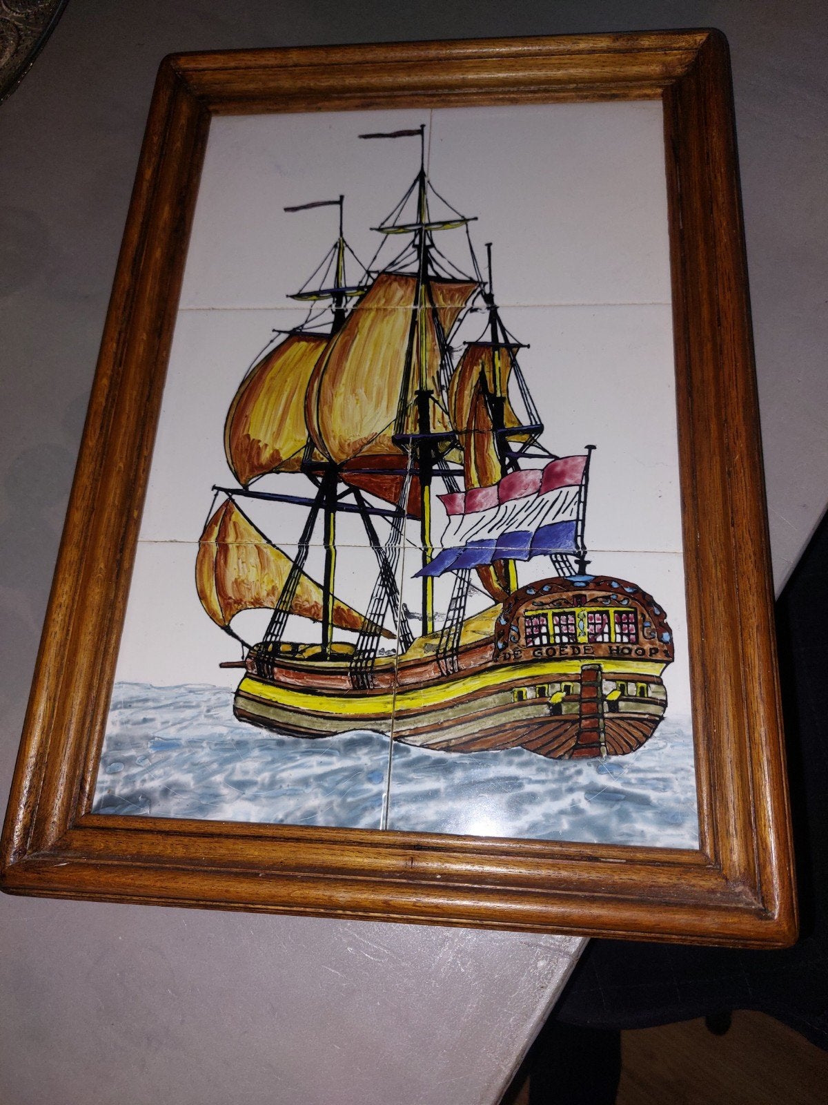Mooi tegeltableau., Ophalen of Verzenden