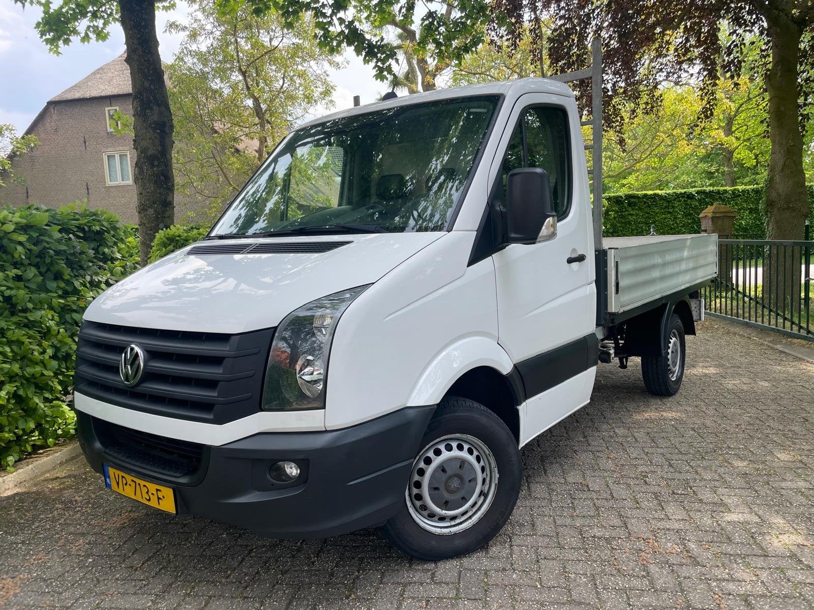 Volkswagen Crafter 28 2.0 TDI L1H1 Pick Up Open Laadbak Airc, Auto's, Bestelauto's, Euro 5, Gebruikt, 4 cilinders, Volkswagen