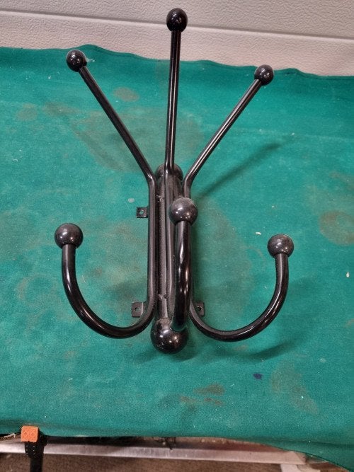 kapstok muur hanger zes haken zwart, Ophalen of Verzenden, 'T Olde Gre-j, Info@toldegrej.nl, Endepoelstraat 20f Didam