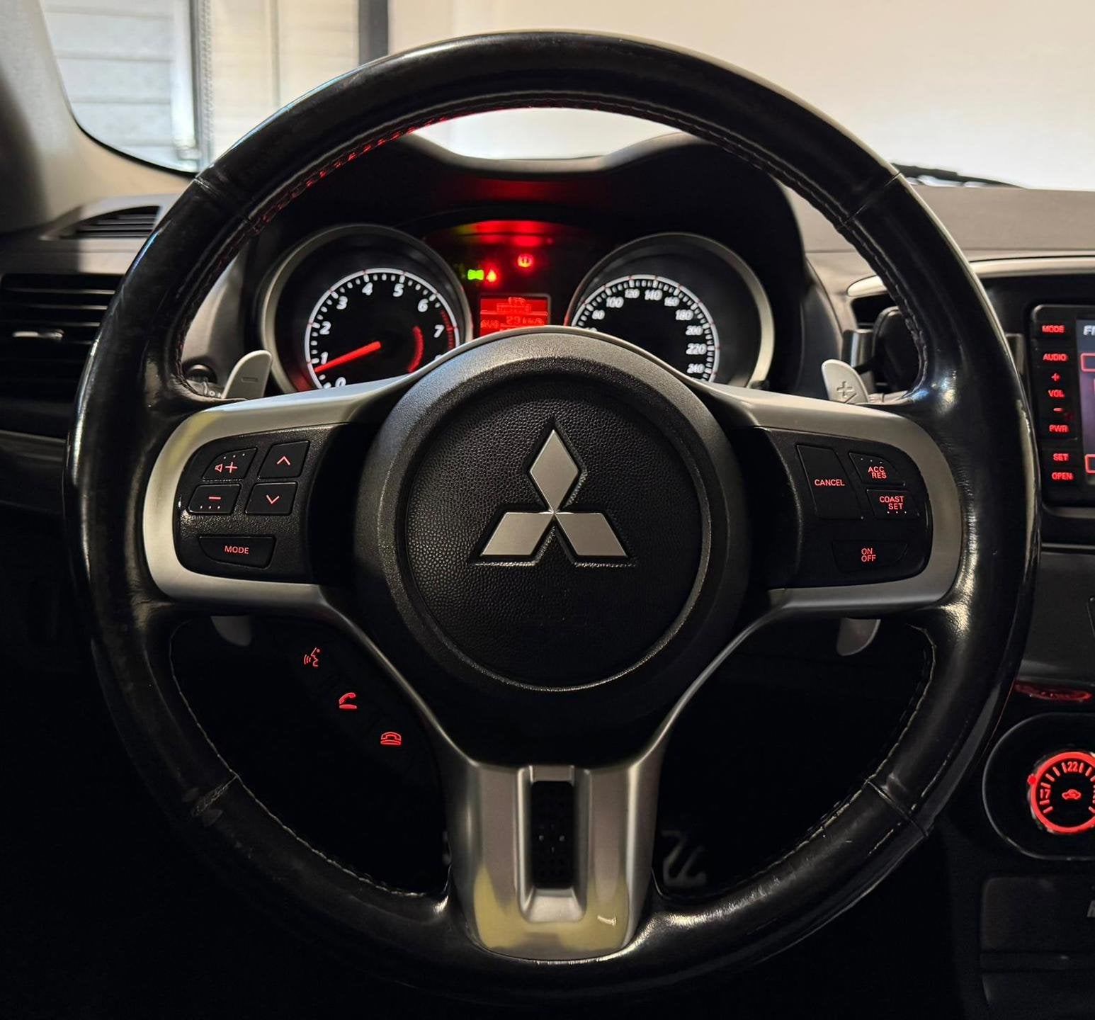 Mitsubishi Lancer Sports Sedan 2.0 Evolution Ralliart GSR KE, Auto's, Mitsubishi, Automaat, Gebruikt, Zwart, 4 cilinders