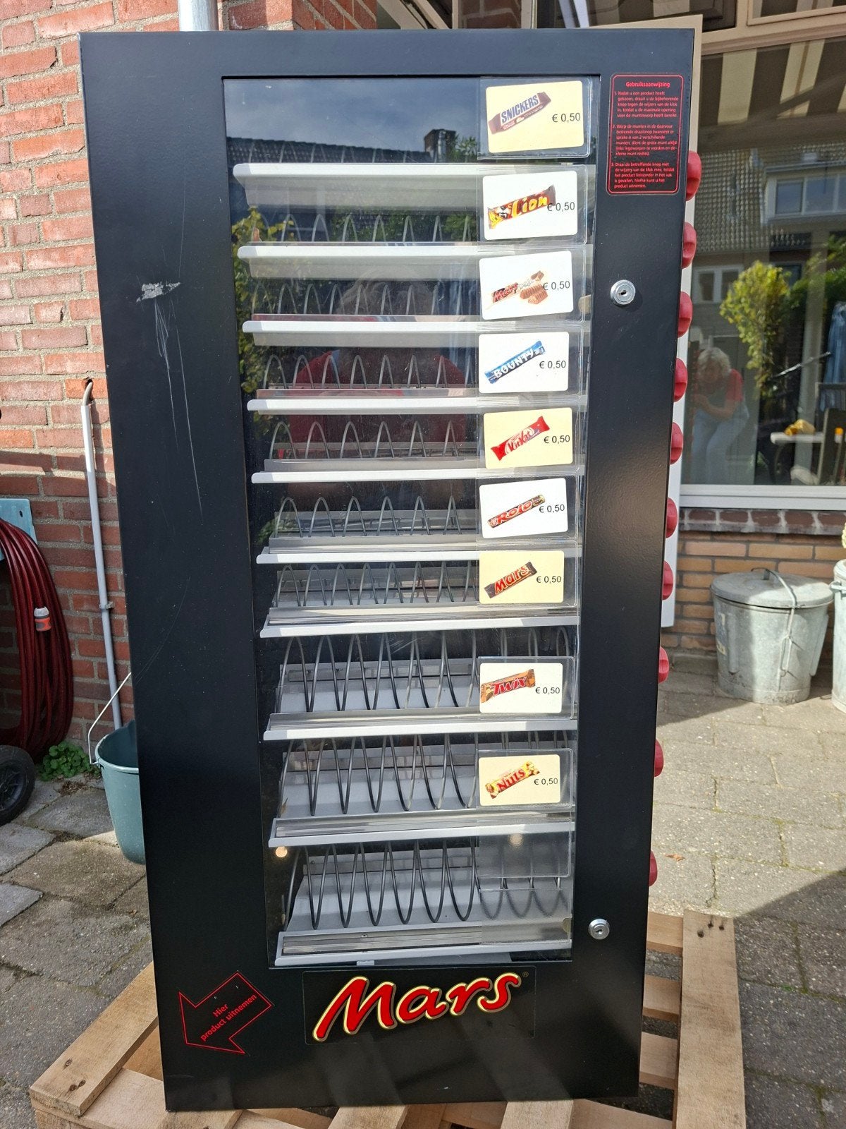 Vintage Mars Snoepautomaat incl. Sleutel, Ophalen, Gebruikt